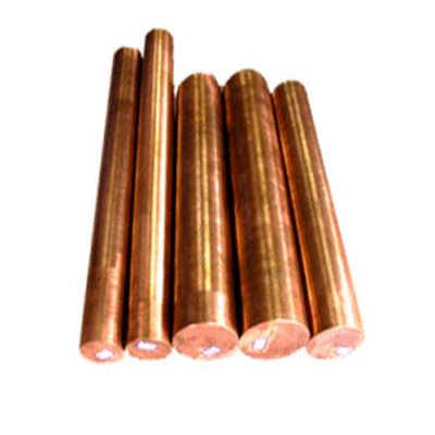قضيب نحاسي نقي Dia 3mm-500mm TISCO C10200 C11000 Copper Bar